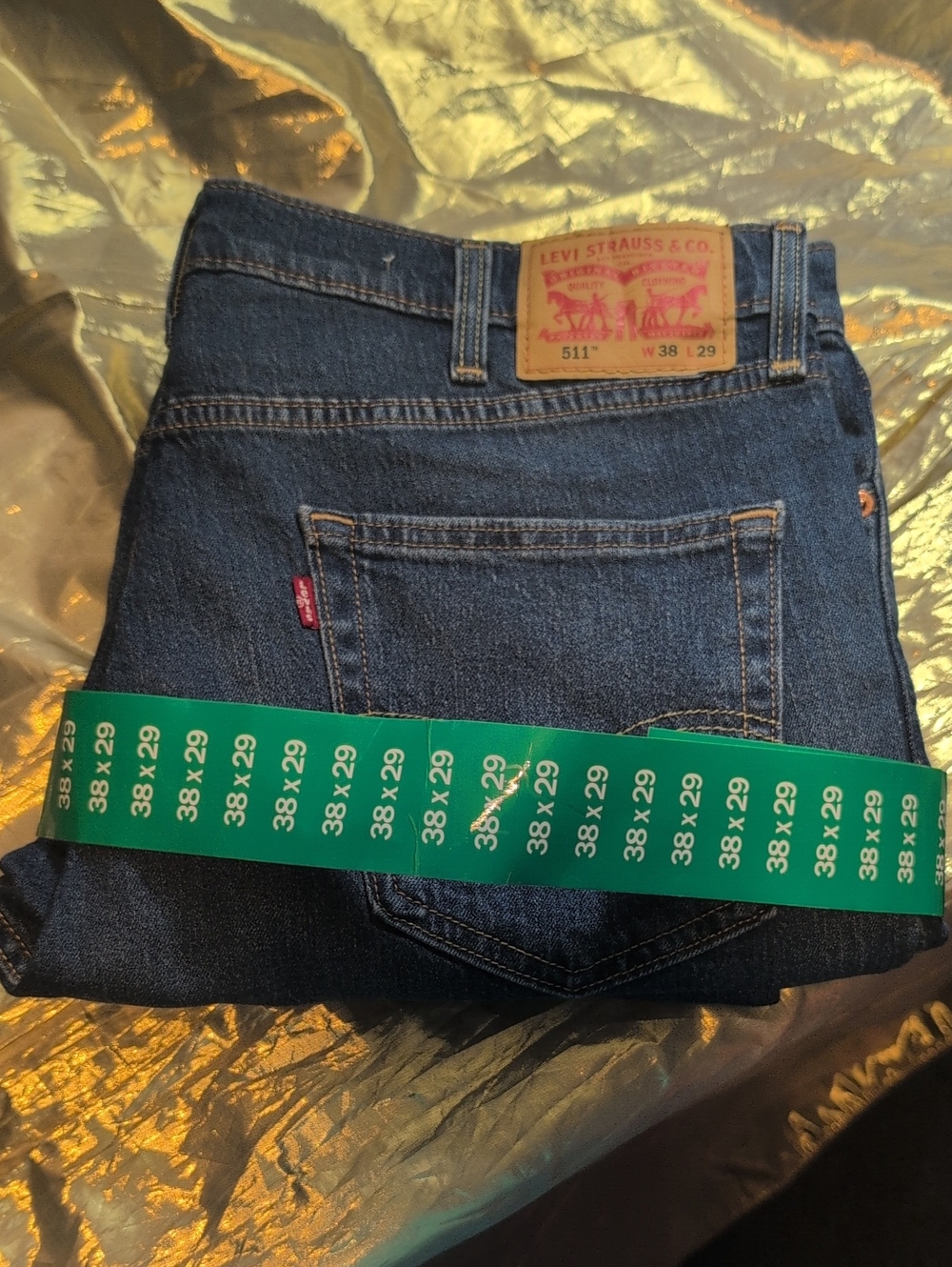 Levi's Dark Blue Relaxed Fit Men’s Jeans 511 Size 38x29 2 Pairs
